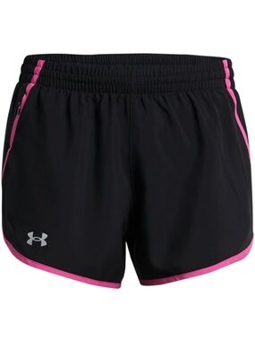 Under Armour Fly By 3” Running Shorts Black Pink NWT Medium